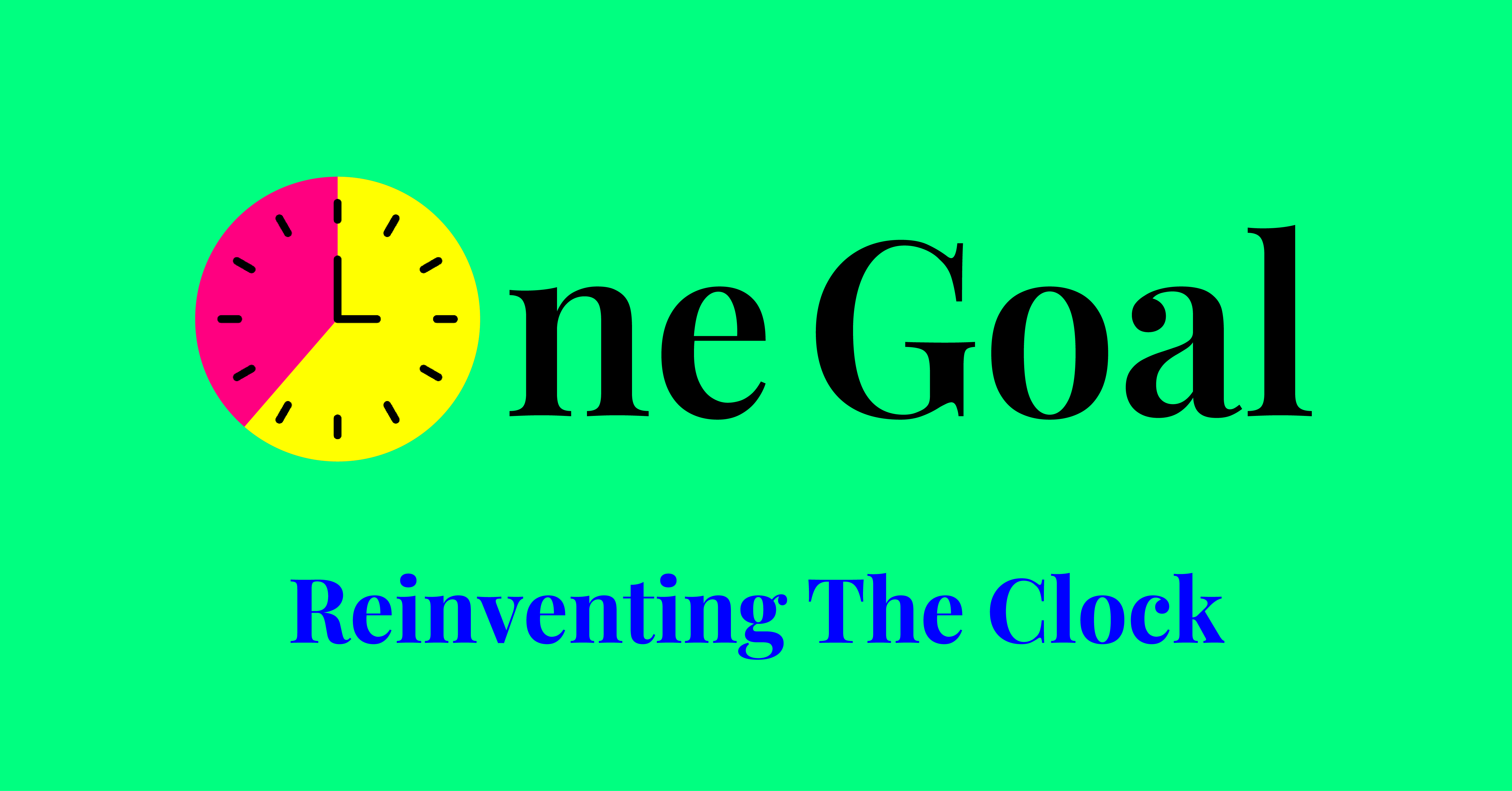 One Goal Clock Reinventing The Clock Best Birthday Gift KeepInvent.in